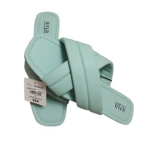 a.n.a Flat Sandals Womens Size 9